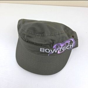 Bowtech Olive Green Cap with Purple‎ Logo